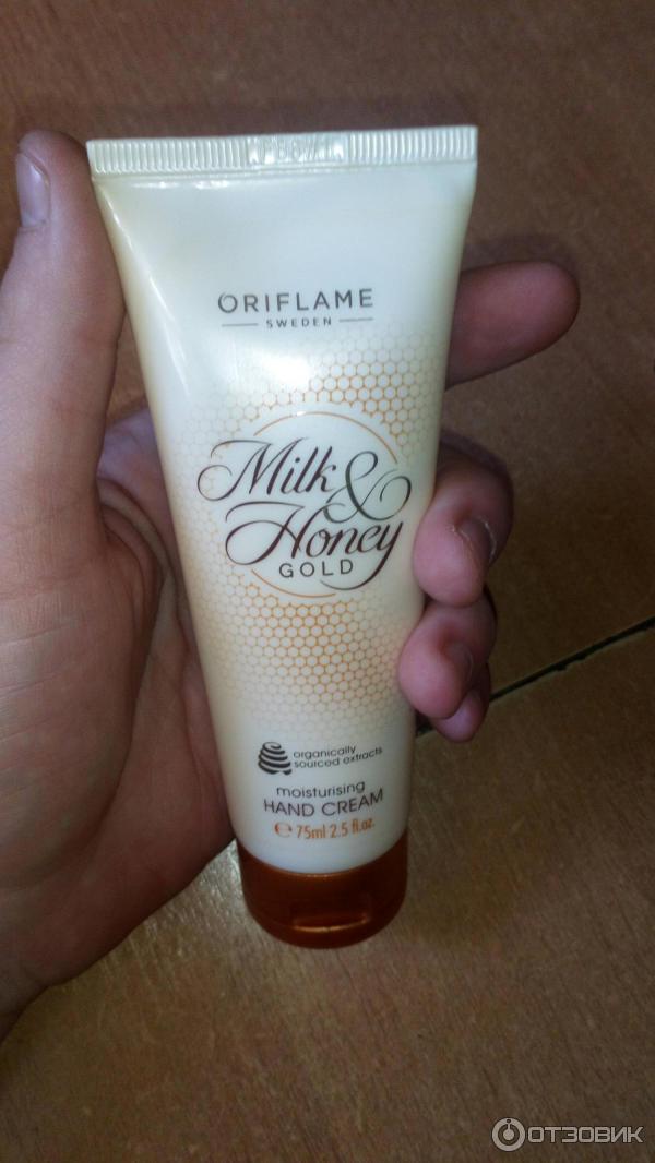 Крем для рук Oriflame Moisturising hand cream Milk and Honey фото