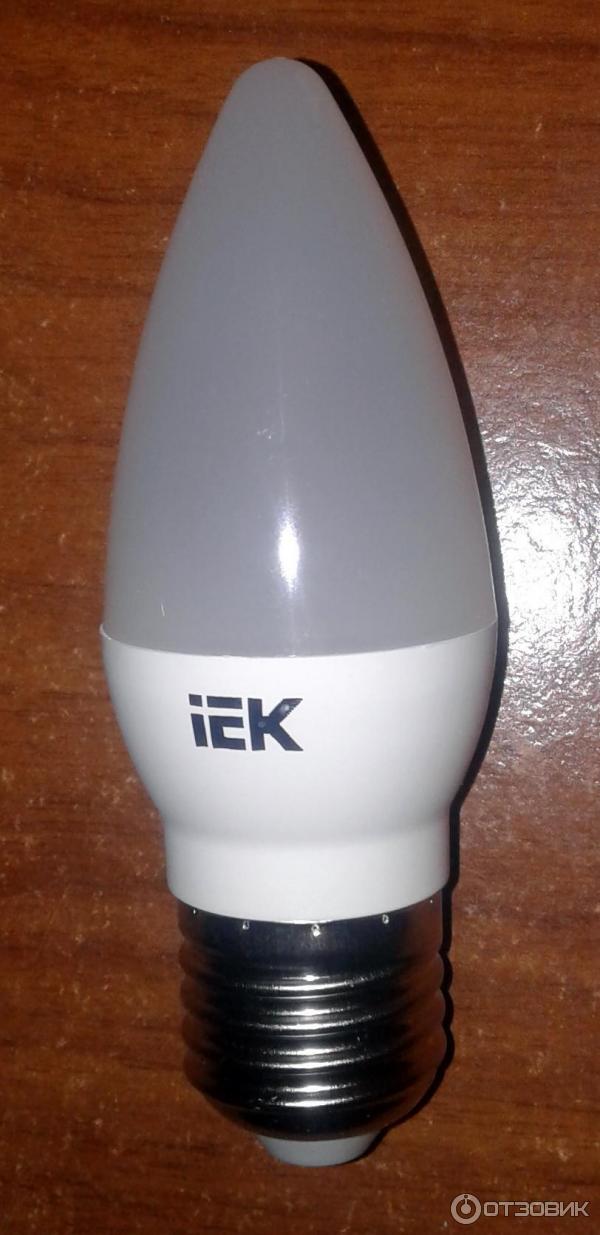 Светодиодная лампа IEK ECO Led-C35 (свеча) фото