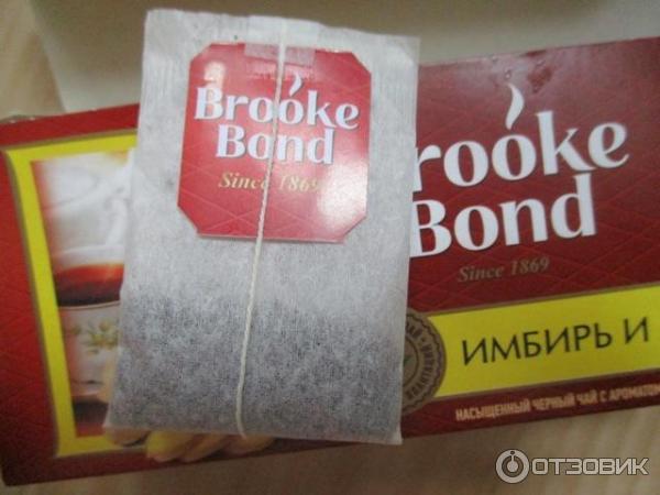 Чай Brooke Bond Имбирь и лимон фото