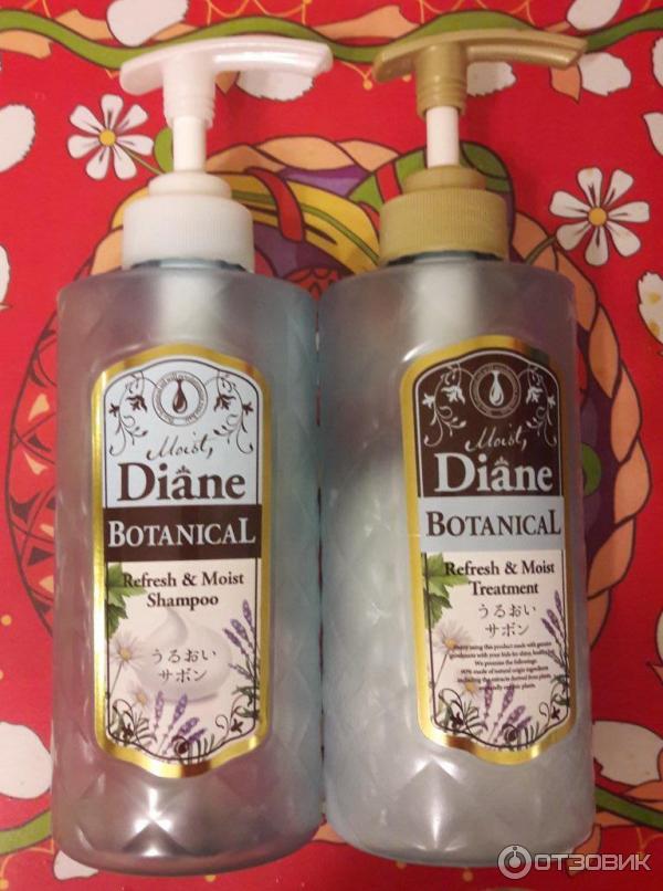 Шампунь увлажняюще-освежающий Diane Botanical Refresh&Moist Shampoo фото