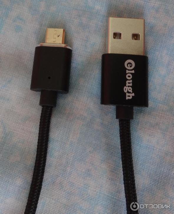 Магнитный USB-кабель eLough для зарядки телефона фото