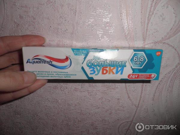 Зубная паста Aquafresh Мои большие зубки фото