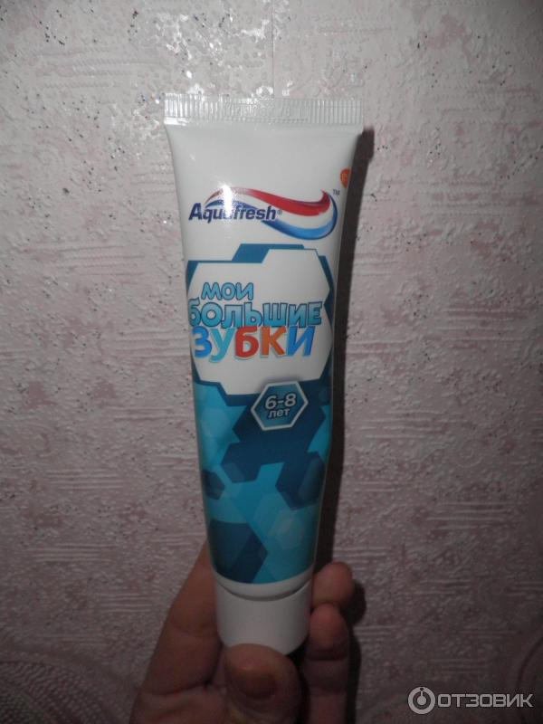 Зубная паста Aquafresh Мои большие зубки фото