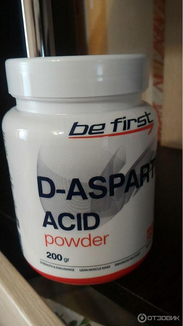 БАД Be first D-aspartic acid Powder фото