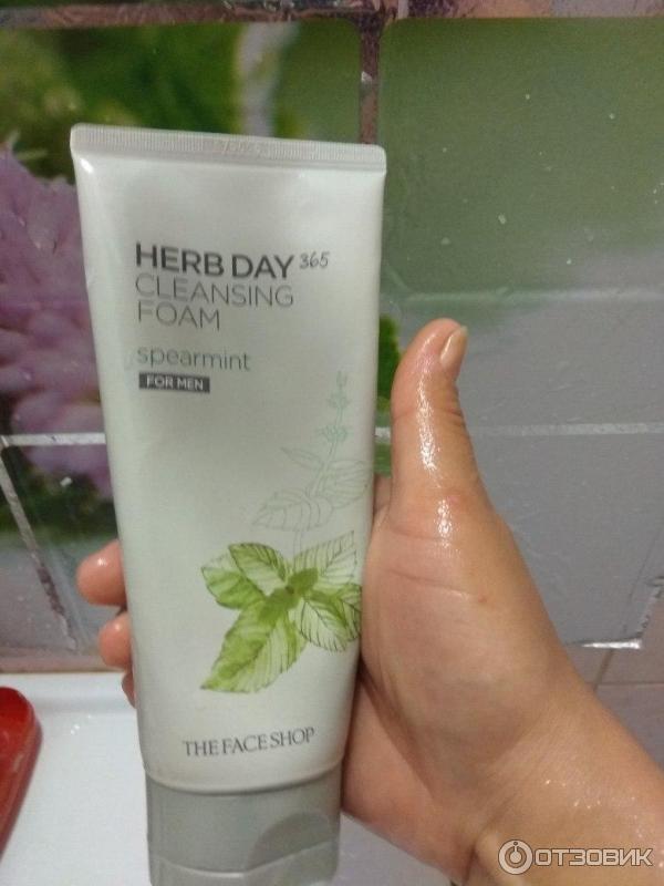 Пенка для умывания HERB DAY CLEANSING CREAM С ЭКСТРАКТОМ МЯТЫ фото