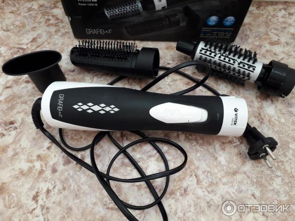 Фен щетка витек как разобрать Отзыв о Фен-щетка Vitek VT-2510 bw Хороший, удобный и бюджетный фен-щетка.