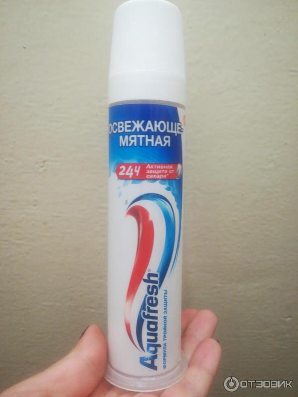 Зубная паста Aquafresh Формула тройной защиты фото