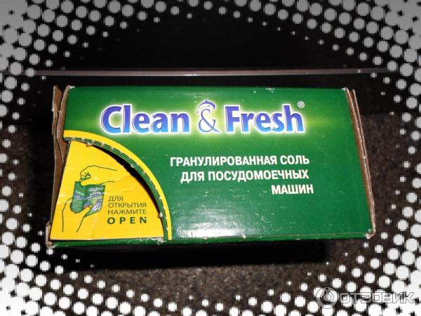 Соль для посудомоечных машин Clean&Fresh фото