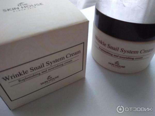 Улиточный крем для лица The Skin House Wrinkle Snail System Cream фото