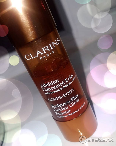 Концентрат с эффектом искусственного загара Clarins Radiance-Plus Golden Glow Booster фото