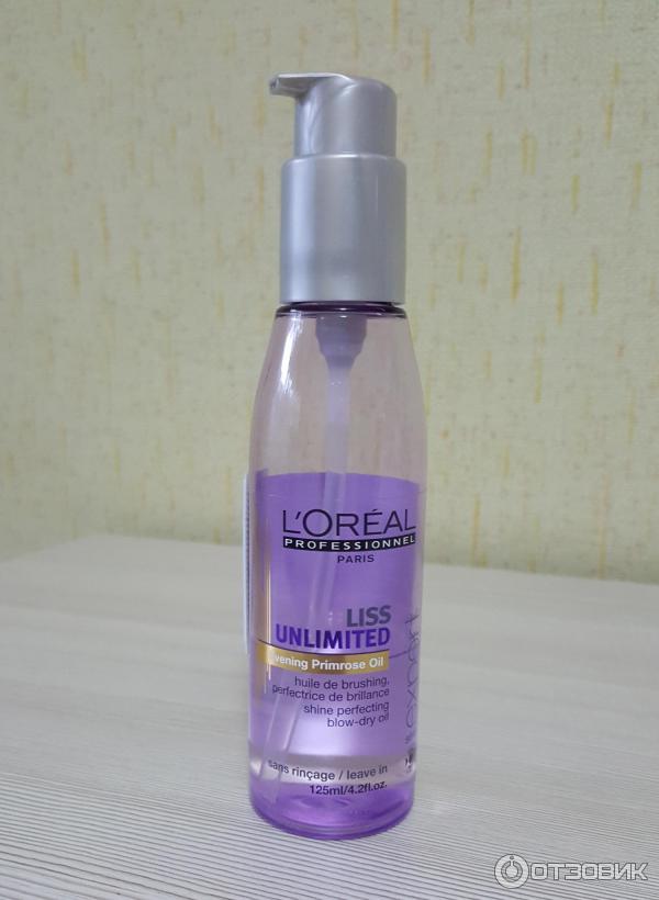 Масло-сияние для укладки непослушных волос L'Oreal Professional Liss Unlimited фото