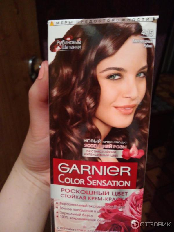 GARNIER Color Sensation № 4.15 Благородный опал / рубин