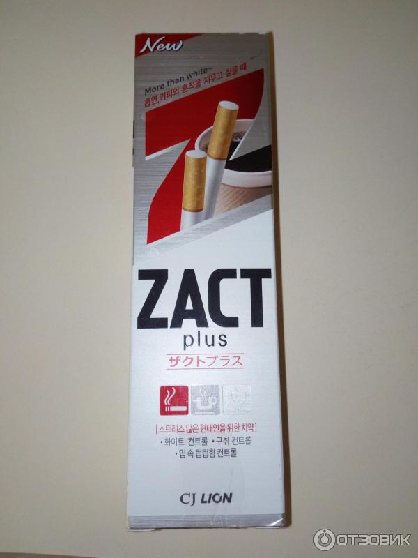 Зубная паста ZACT plus фото