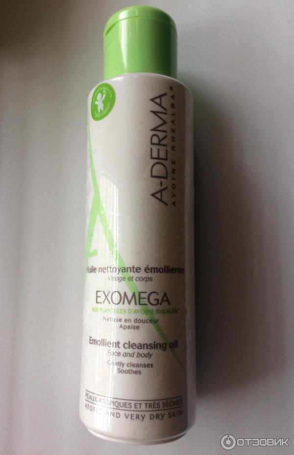 Смягчающее очищающее масло a-Derma Exomega