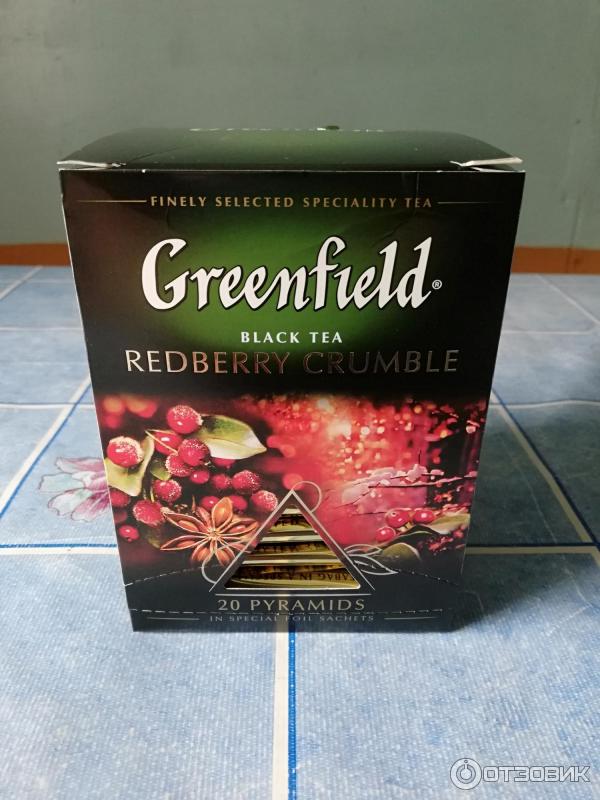 Черный чай Greenfield Redberry crumble фото