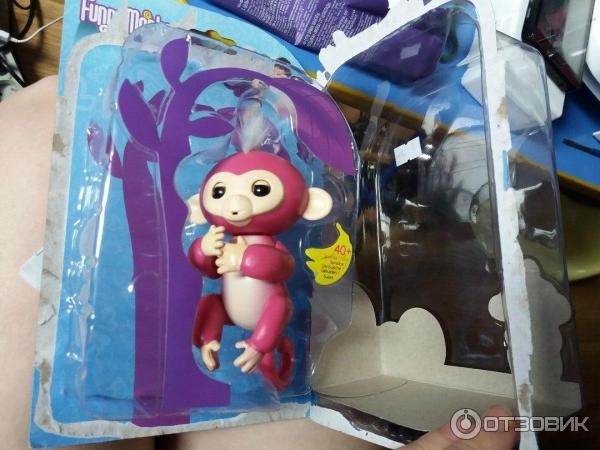 Интерактивная игрушка Fingerlings Happy Monkey фото