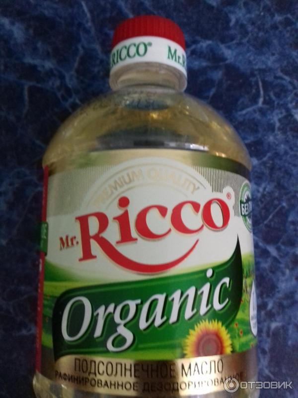 Масло подсолнечное Mr Ricco Organic фото