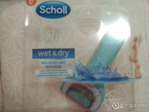 Пилка Scholl Velvet Smooth Wet&Dry с аккумулятором фото