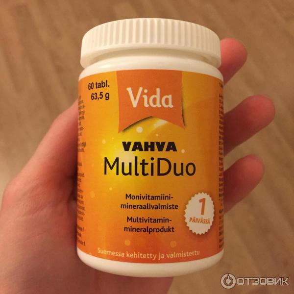 Vida поливитамины Vahva MultiDuo Финляндия