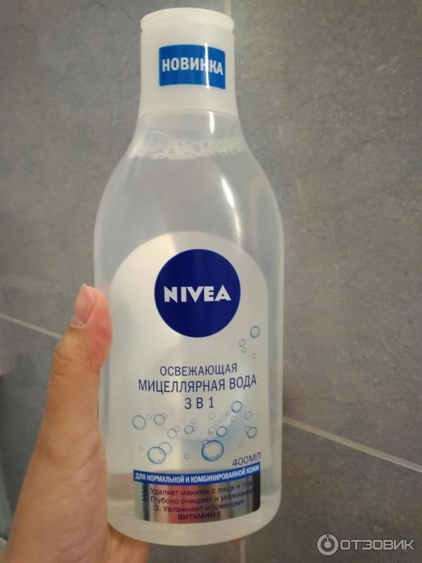 Освежающая мицеллярная вода Nivea 3 в 1 фото