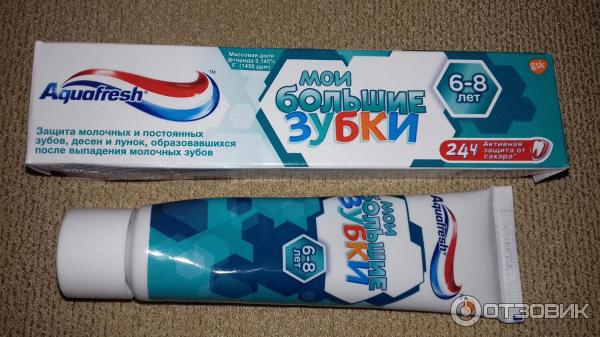 Зубная паста Aquafresh Мои большие зубки фото