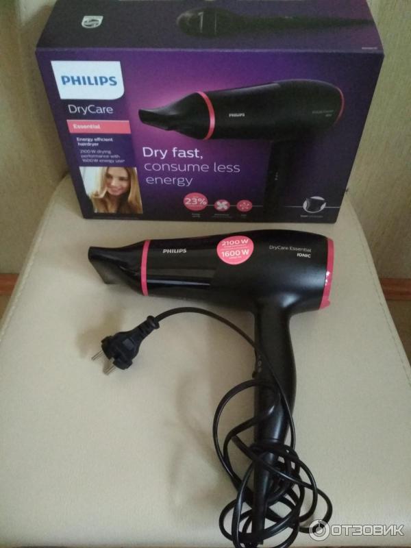 Отзыв о Фен Philips EssentialCare Compact 1600 Хороший фен