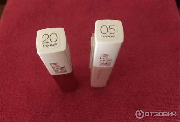 Жидкая матовая помада MAYBELLINE SuperStay Matte Ink фото