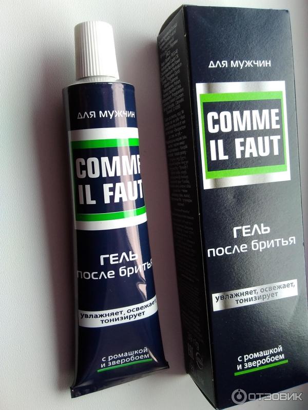 Гель до и после отзывы Отзыв о Гель после бритья "Comme Il Faut" Если третье лезвие бреет ещё чище, то 