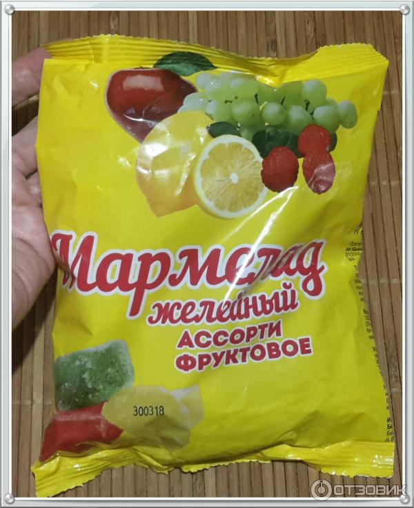 Мармелад желейный ассорти фруктовое Фирма ЭСТ фото