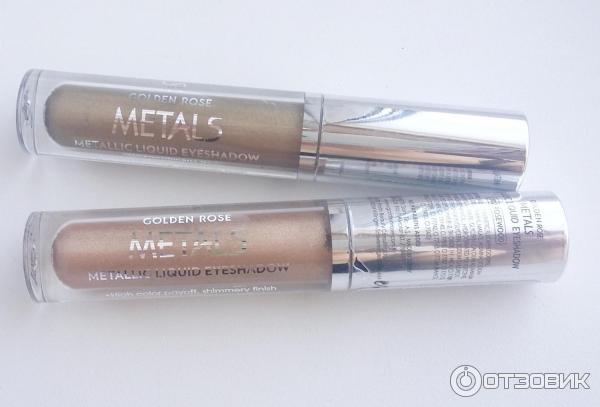 Тени Golden Rose metallic liquid Eyeshadow фото