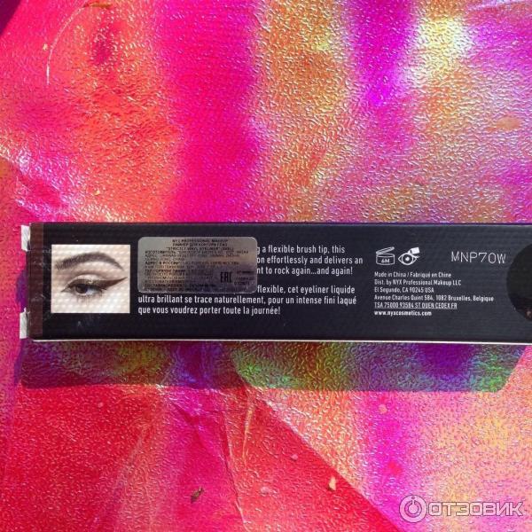 Подводка для глаз NYX Strictly vinyl eyeliner фото