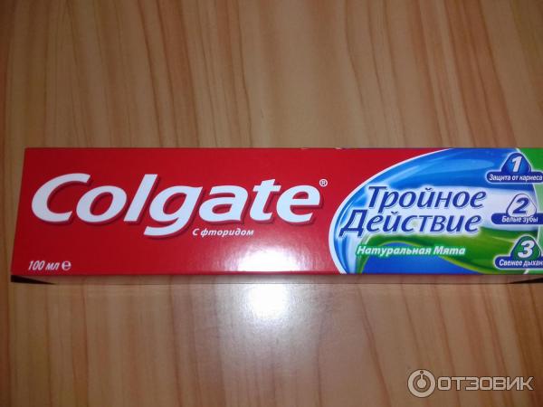 Зубная паста Colgate Тройное действие фото