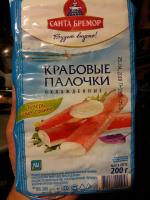 Крабовые палочки охлажденные "Санта Бремор" фото