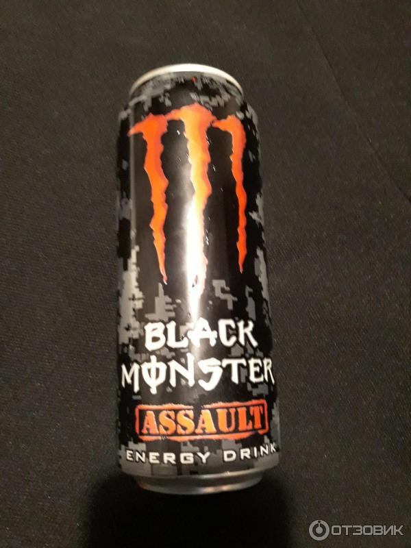 Энергетический напиток Monster Energy Black фото