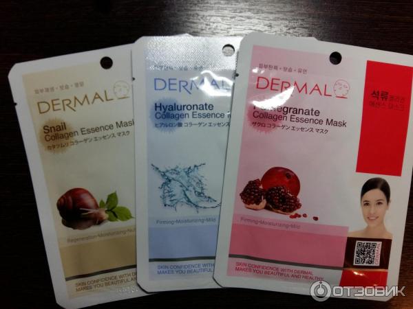 Тканевая маска для лица DERMAL Snail Collagen Essence Mask фото