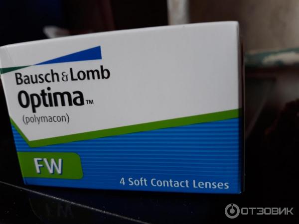 Контактные линзы Bausch&Lomb Optima FM (polymacon) фото