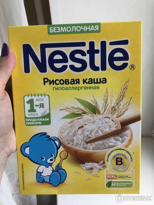 Сухие безмолочные каши Nestle Первая ступень фото