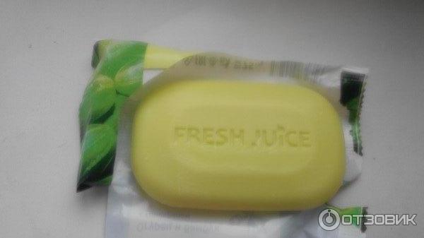 Мыло косметическое Fresh Juice Огурец и бамбук с глицерином фото