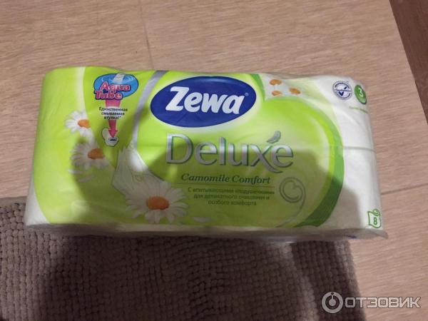 3-х слойная туалетная бумага Zewa Deluxe фото