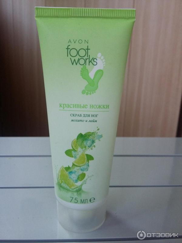 Скраб для ног Avon Foot Works Мохито с лаймом фото