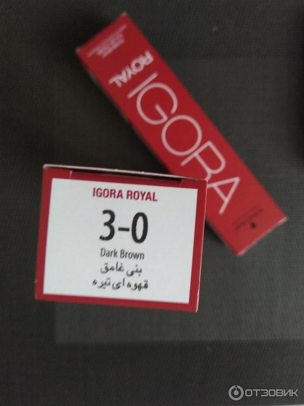 Краска для волос Schwarzkopf Igora Royal New 3-0 фото