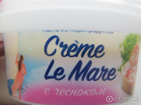 Паста из морепродуктов Балтийский берег Creme Le Mare с чесноком фото