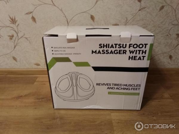 Массажер для ног Shiatsu foot massager with heat фото