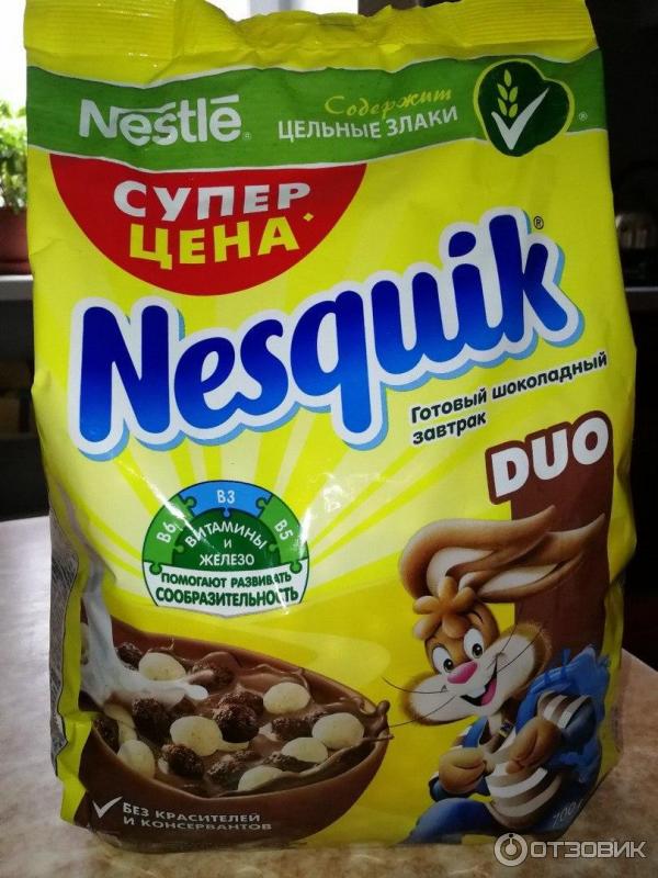 Готовый завтрак Nesquik Duo Nestle фото