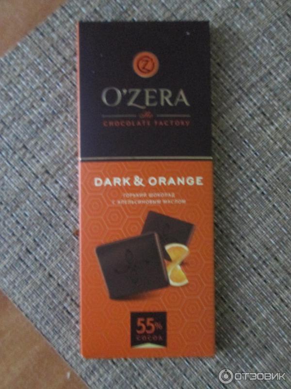 Шоколад OZera Dark & Orange 55% фото