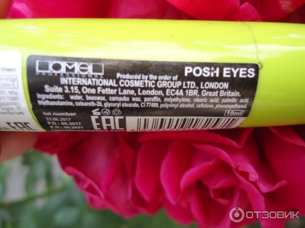 Тушь для ресниц Lamel Professional Posh Eyes фото