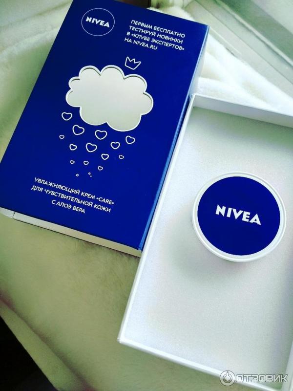 Увлажняющий крем Nivea Care для чувствительной кожи лица фото