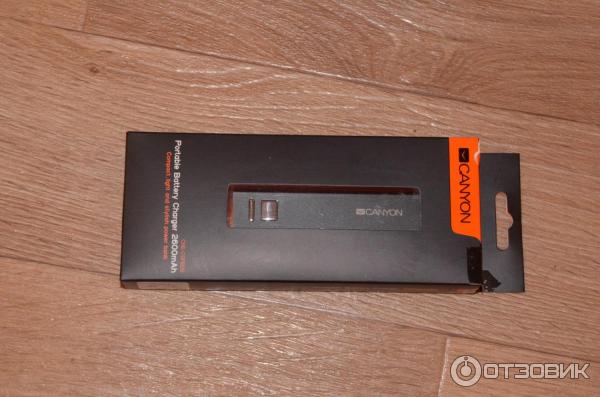 Портативный аккумулятор Canyon CNE-CSPB26W (2600mAh) фото