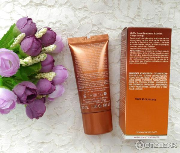 Автозагар Clarins Gelee Auto-Bronzante Express фото