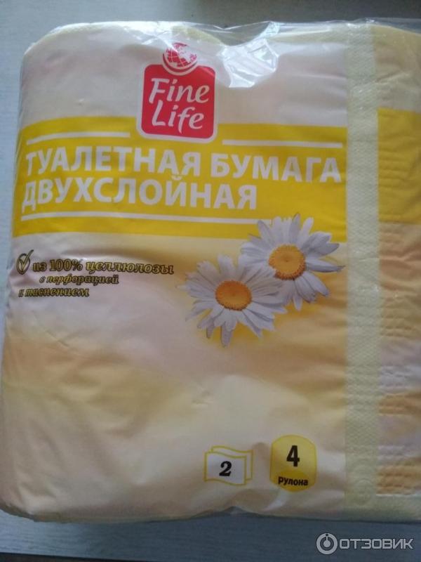 Туалетная бумага Fine Life фото